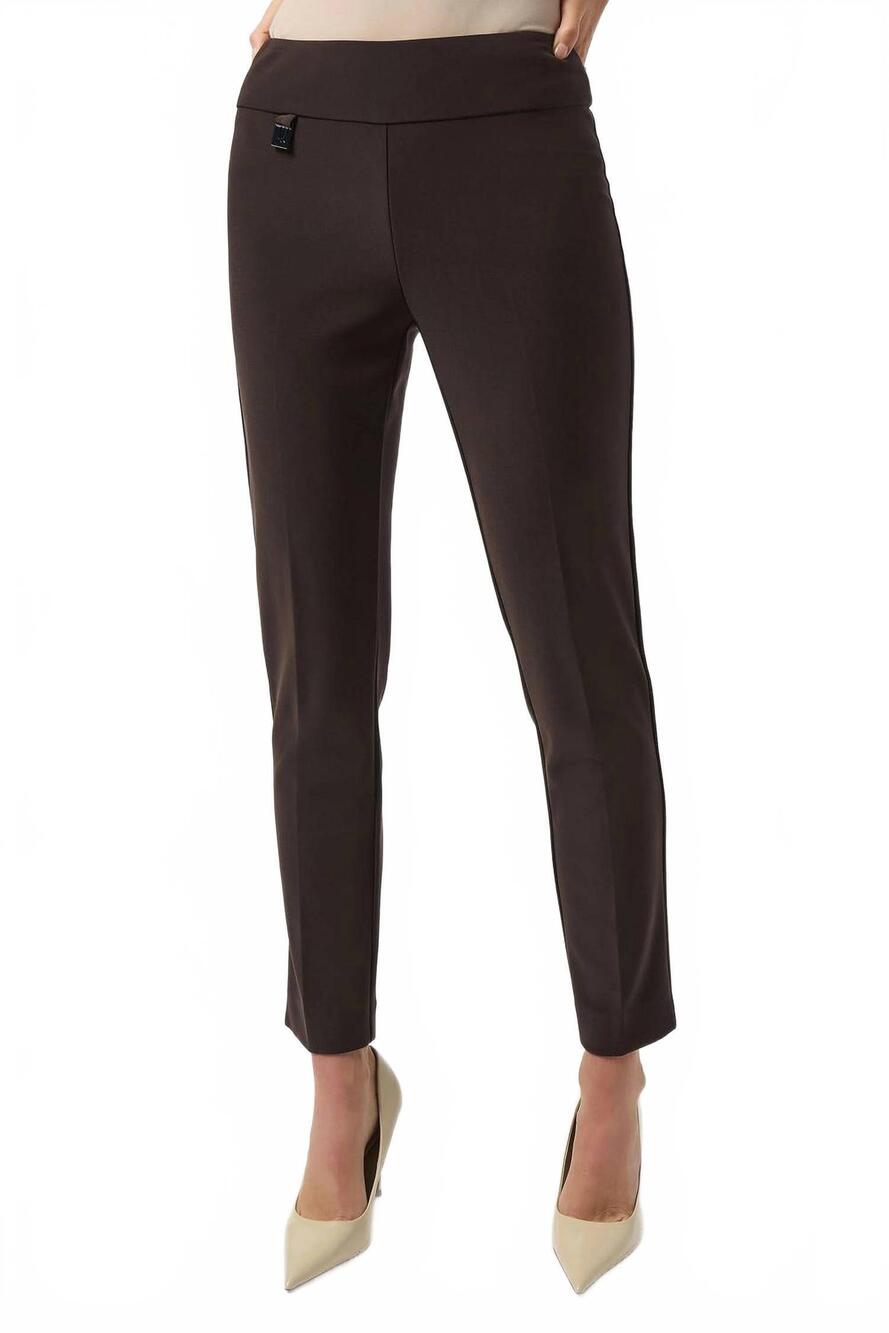 NEW JOSEPH RIBKOFF classic tailored slim pant in mocha